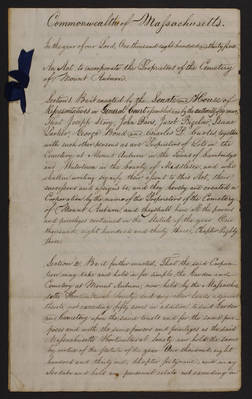 An Act to Incorporate, 1835 (page 1)